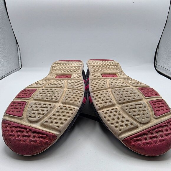 Asics Onitsuka Tiger Rio Runner Low Top Trainers Womens Size 7 Black Pink Shoes - Picture 11 of 13